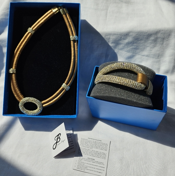 Costume Joan Boyce jewelry Necklace & bracelet - Picture 11 of 12